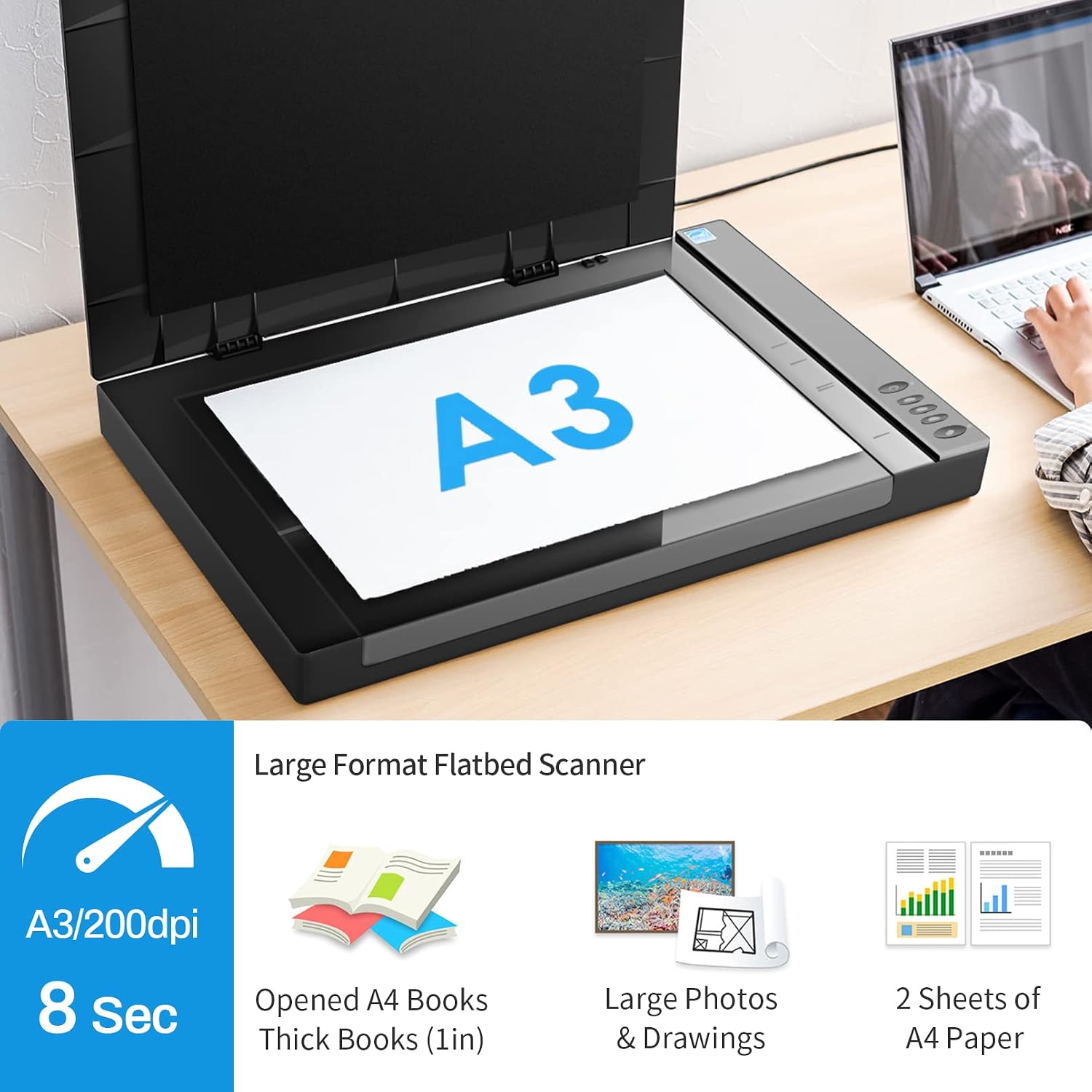 A3 Flatbed Scanners for Architects, Archivists, and Print Studios: Sensor Type and Speed Reality